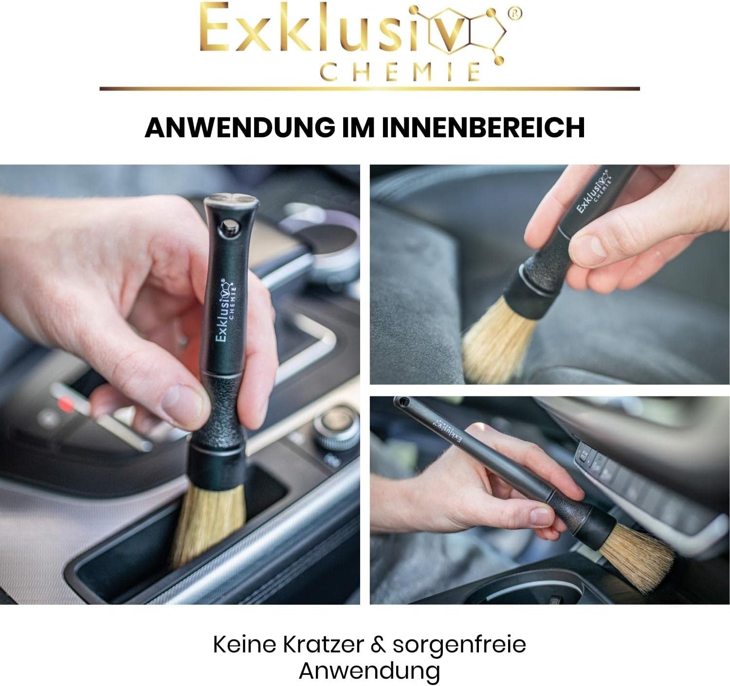 Detailing Brush Set Natural Bristles