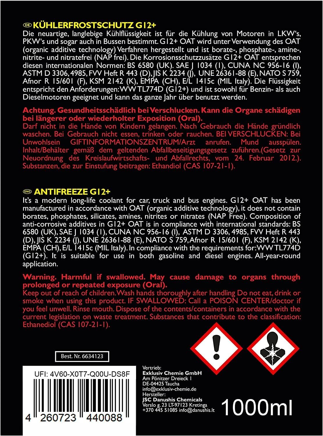 Coolant / Antifreeze G12+ | 1 liter