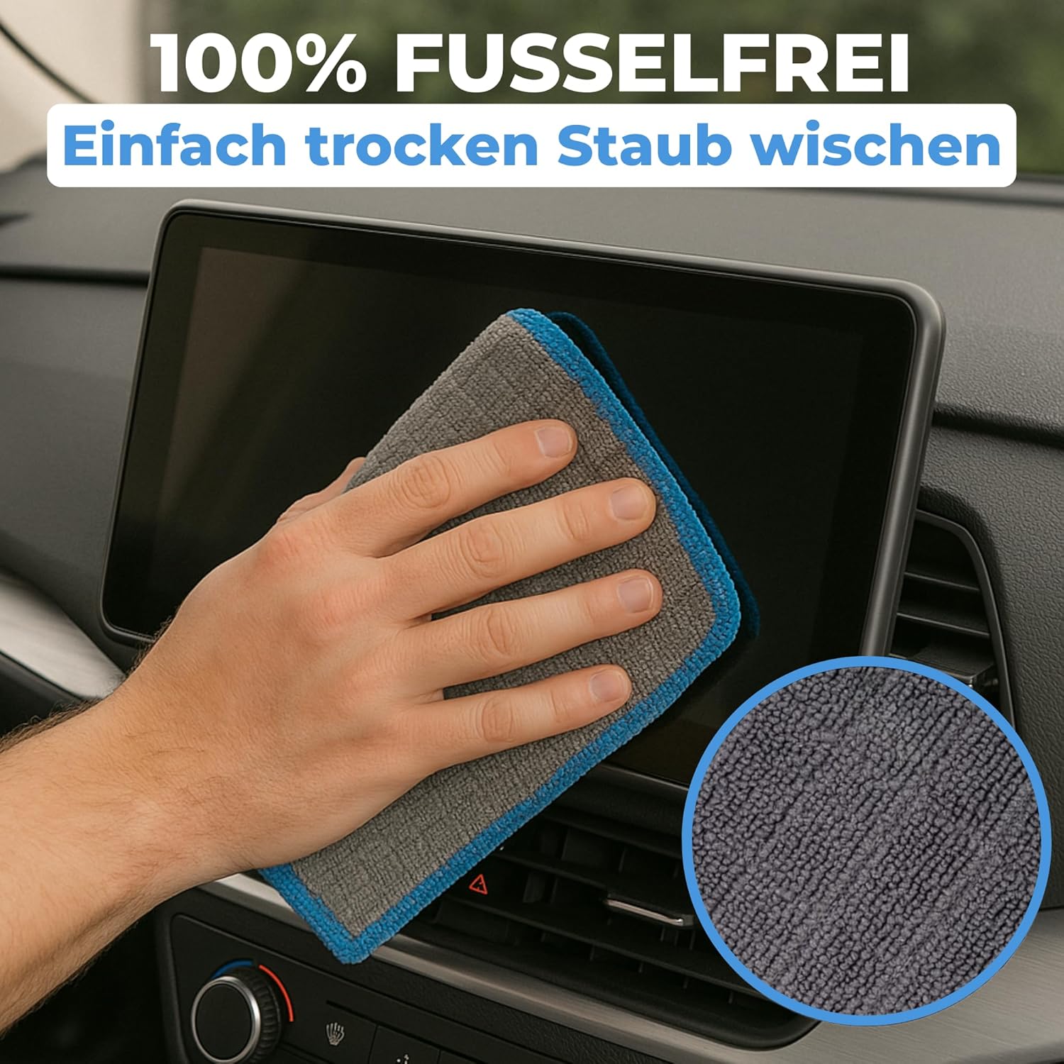 All-Purpose Microfiber Cloth 380 GSM – Q1 | 6-Pack