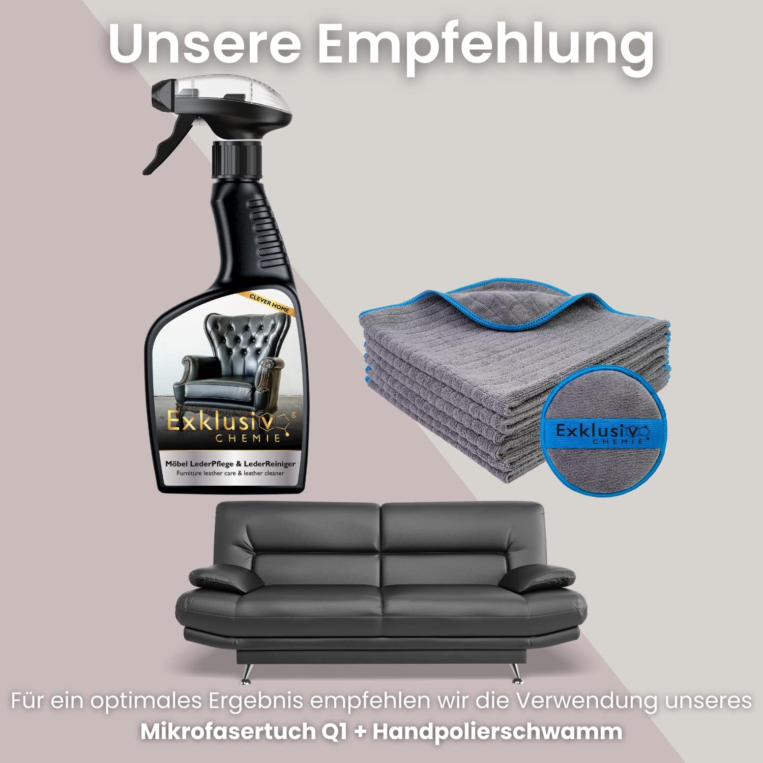 Genuine Leather Care & Leather Cleaner for Furniture